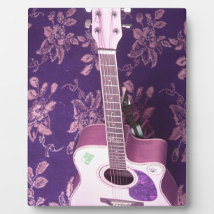 Vintage Gitarre: Afrikanischer Vibe Style Traum Fotoplatte