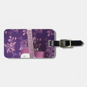 Vintage Gitarre: Afrikanischer Vibe Style Traum Gepäckanhänger