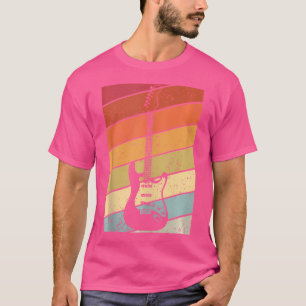 Vintage Gitarre Elektrische Gitarre Retro Acoustic T-Shirt