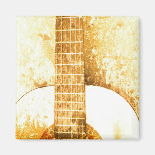 Vintage-Gitarre Gold Magnet