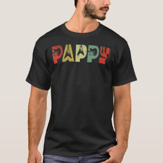 Vintage Gitarre Men Music Pappy Gitarrist Vater T-Shirt