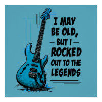 Vintage-Gitarre Retro-Rock-Legende Nostalgische Mu
