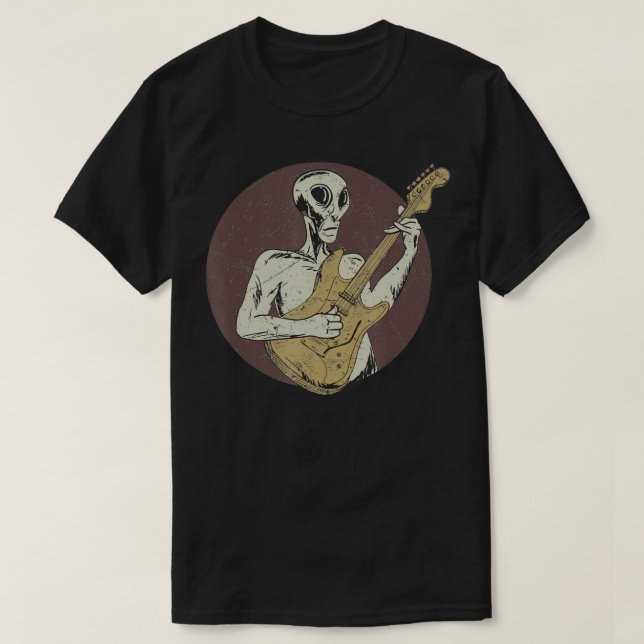 Vintage Gitarre T-Shirt (Design vorne)