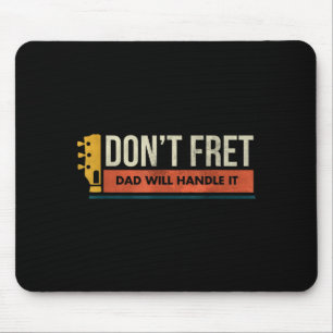 Vintage-Gitarre zum Geburtstag - keine Sorge - sch Mousepad