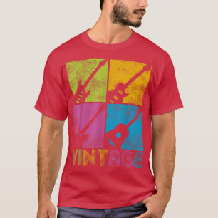 Vintage Gitarren für Musiker und Gitarristen T-Shirt