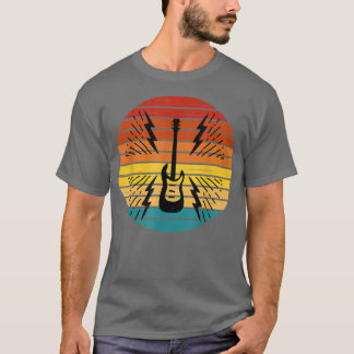 Vintage Gitarren-Shirt, Gitarre, Gitarre-Hemd-Männ T-Shirt