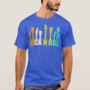 Vintage Gitarren Sprichwort Rock und Roll Rock Mus T-Shirt