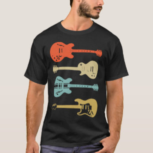 Vintage Gitarren störten Männer Frauen Kinder T-Shirt