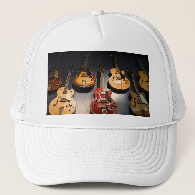 Vintage Gitarren Truckerkappe (Vorderseite)