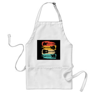 Vintage Gitarrengeschenke für Men Women Music Band Schürze