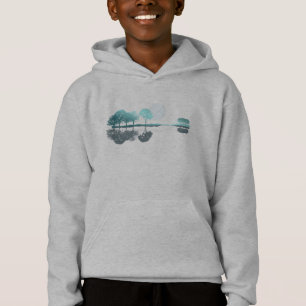 Vintage Gitarrenspielerin Musikerin Gitarre Gra Hoodie