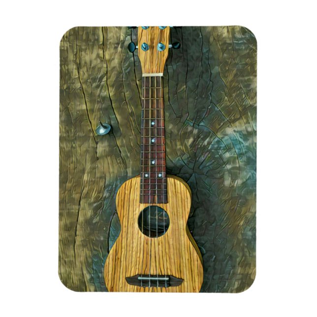 Vintage Gitarrist Magnet (Vertikal)
