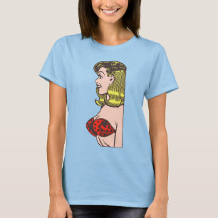 Vintage Glamour Girl, Blondine in Bikini T-Shirt