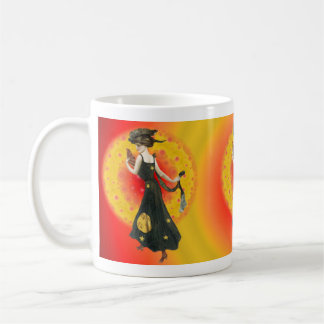 Vintage-Glamour-Girl-Tasse Kaffeetasse