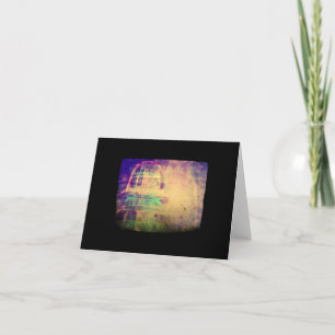 Vintage Glasspritze Karte