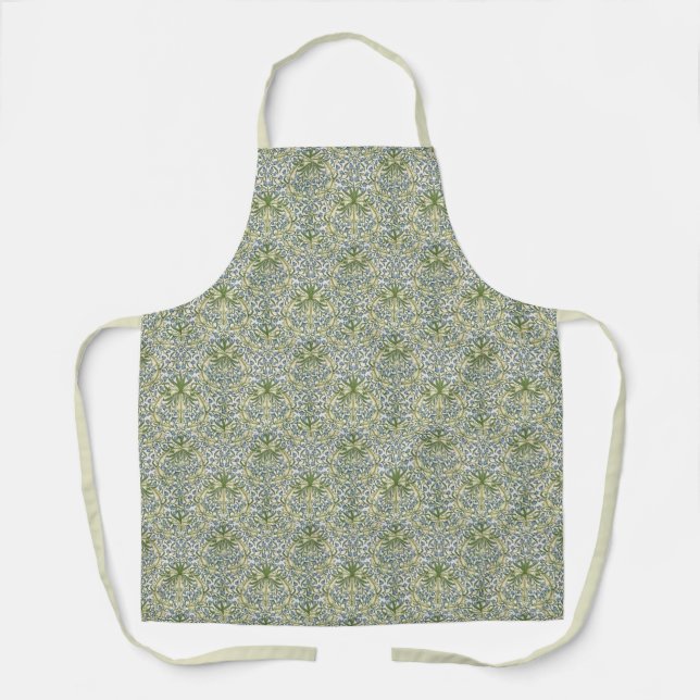 Vintage Glockenblumen-All-Over-Print-Schürze Schürze (Vorderseite)