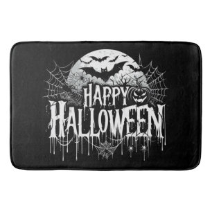 Vintage glückliche Halloween-Kunst Badematte