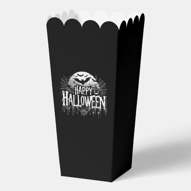 Vintage glückliche Halloween-Kunst Geschenkschachtel (Vorderseite)