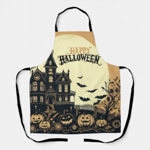 Vintage glückliche Halloween-Kunst Schürze