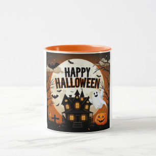 Vintage glückliche Halloween-Kunst Tasse