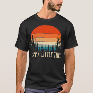 Vintage Glücklicher Kleiner Baum T-Shirt