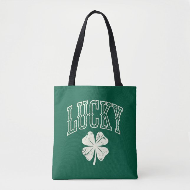 Vintage Glücksklee St. Patrick's Day  (Vorderseite)