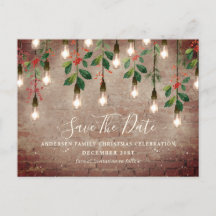 Vintage Glühbirnen Brixen Weihnachten Save the Dat