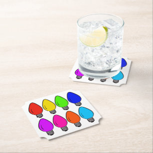 Vintage Glühbirnen Untersetzer