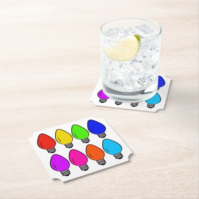 Vintage Glühbirnen Untersetzer (Vor Ort)