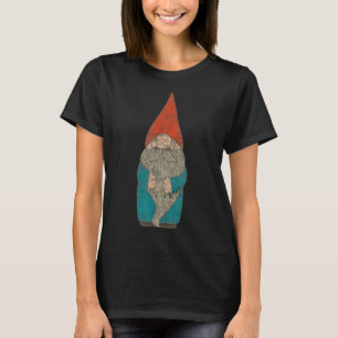 Vintage Gnom lustiges Garten Geschenk Whimsy T-Shirt