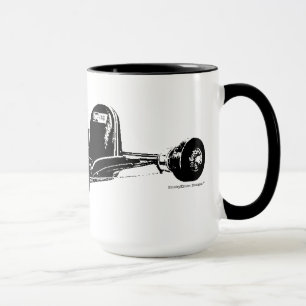 Vintage-Go-Kart - Lieber Santa, ich warte immer no Tasse