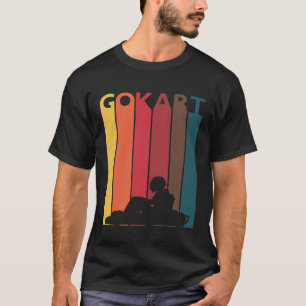 Vintage-Gokart-Rennen für Gokart-Rennfahrer Kinder T-Shirt