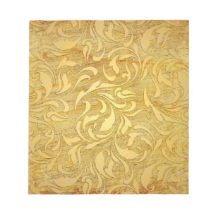 Vintage Gold Papierdesign Notizblock
