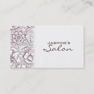 Vintage Gold Salon Termin Business Card