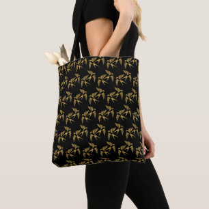 Vintage Gold Schwalben Muster