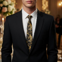 Vintage Golden Floral-Blätter