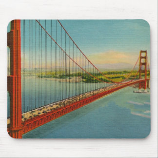 Vintage Golden Gate Bridge-Mauspad Mousepad