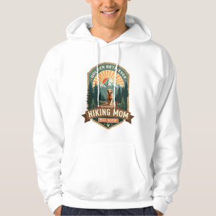 Vintage Golden Retriever Wandernde Mutter Trail-Te Hoodie