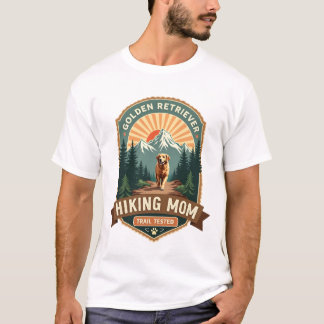 Vintage Golden Retriever Wandernde Mutter Trail-Te T-Shirt