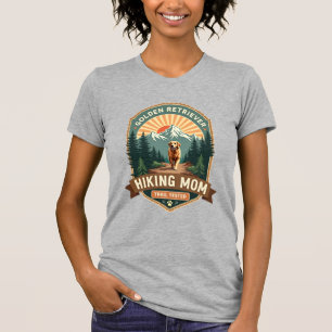 Vintage Golden Retriever Wandernde Mutter Trail Te T-Shirt