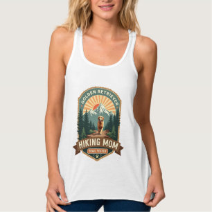 Vintage Golden Retriever Wandernde Mutter Trail-Te Tank Top