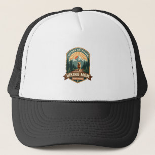 Vintage Golden Retriever Wandernde Mutter Trail-Te Truckerkappe