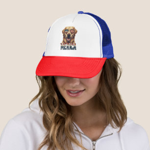 Vintage Goldene Retrica Merica 4. july patriotisch Truckerkappe