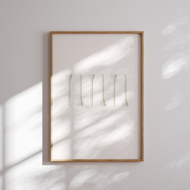 Vintage Golf Abschlagmarken Wandkunst Poster (Von Creator hochgeladen)