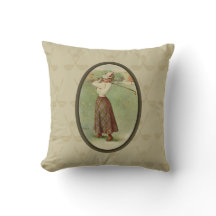 Vintage-Golf-Dame-Kunst (drei)