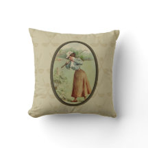 Vintage-Golf-Dame-Kunst