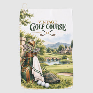 Vintage-Golf-Gesellschaft-Turnierhandtuch Golfhandtuch