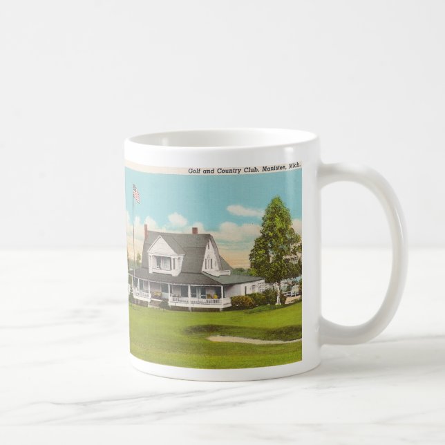 Vintage Golf Kaffeetasse (Rechts)