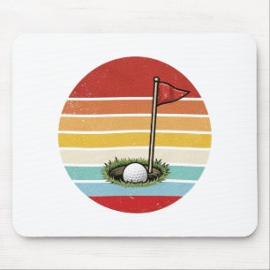 Vintage-Golfball-Loch Mousepad