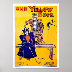 Vintage Golfer-Printwerbung Poster